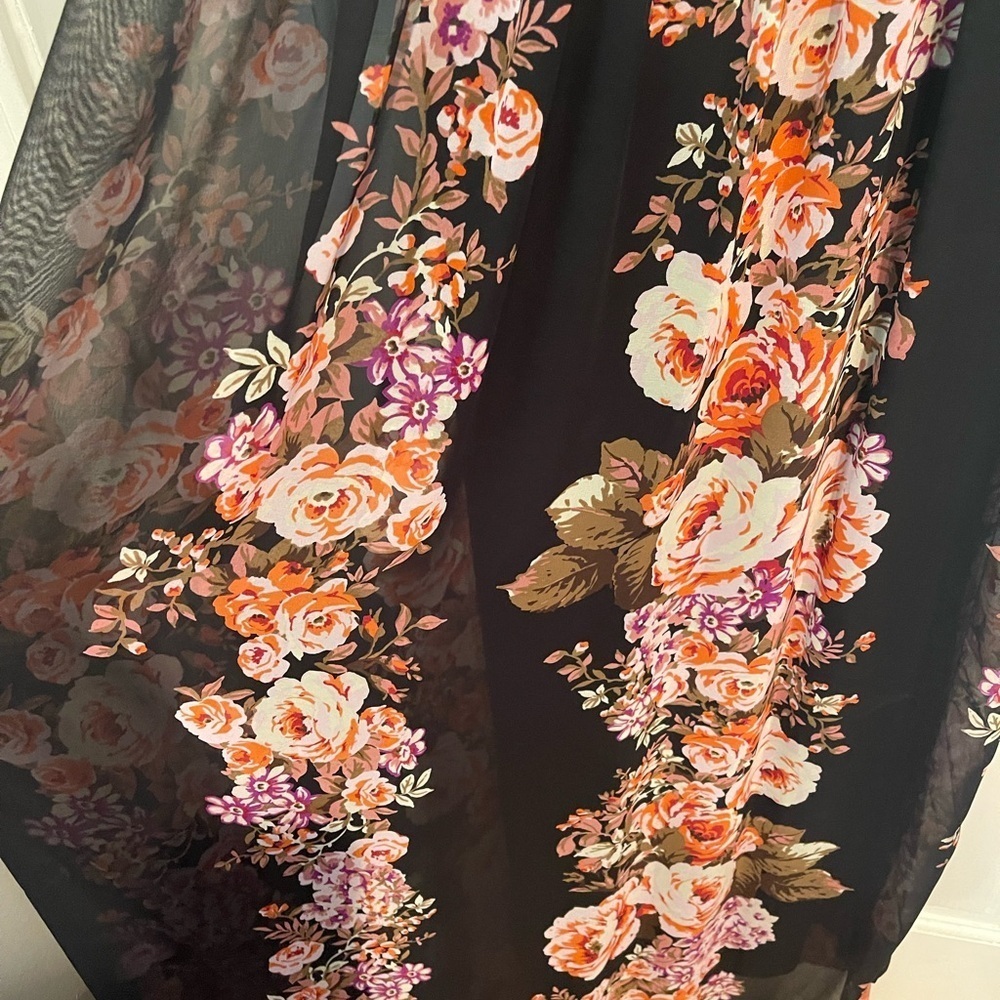 Mono B Women’s Maxi Strapless Sundress Size S - Picture 3 of 7